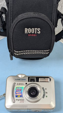Samsung Digital Camera Digimax 201 2.0MP Silver Tested with Case