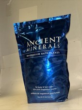 Ancient Minerals Magnesium Bath Flakes   Pure Zechstein Magnesium Chloride 8LBS