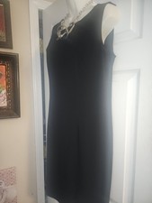 Joseph Ribkoff Women's Little Black Mini Dress Size 14 Stretch Essential LBD