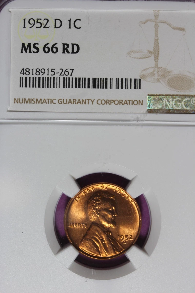 铜1952 林肯麦穗美国小美分硬币(1909-1958) | eBay