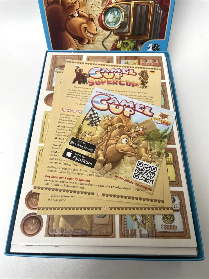 Neuwertig Camel Up Supercup Camel Cup Erweiterung Steffen Bogen Pegasus Spiele - Bild 4 von 4