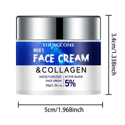 Men'S Retinol Collagen Face Cream Skincare Moisturizing Brightening anti Aging F