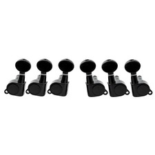 Musiclily 3L3R Black Guitar Sealed String Tuning Pegs Tuners Machine Heads New