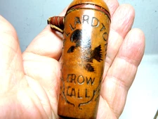 Vintage Wooden Mallardtone Crow Call/ Works