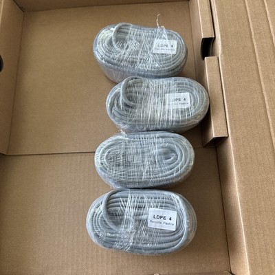 CAT6 Ethernet Patch Cord RJ-45 LAN Network Cable 100ft. Pack of 6