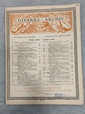 Luigi Legnani 12 Walzer-Valses Study Guitar Sheet Music Classical Spanish Vtg