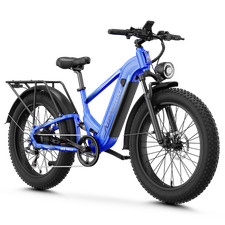 1800W M2max 26"Mountain Ebike Hydraulic Brakes 48V 17.5Ah 36MPH for Adult Riding