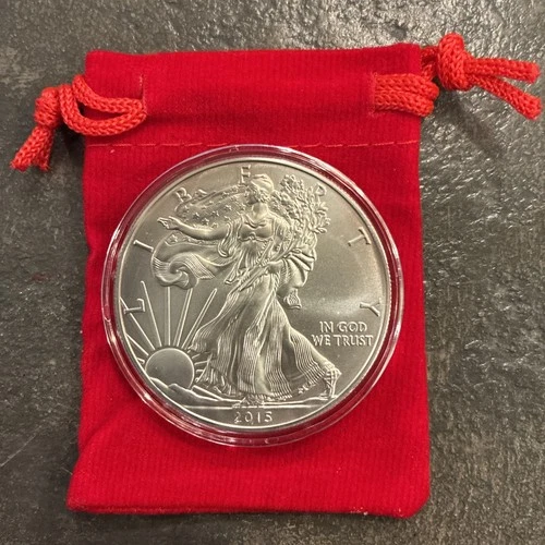 2015 American Silver Eagle 1 oz .999 Fine Silver BU #4