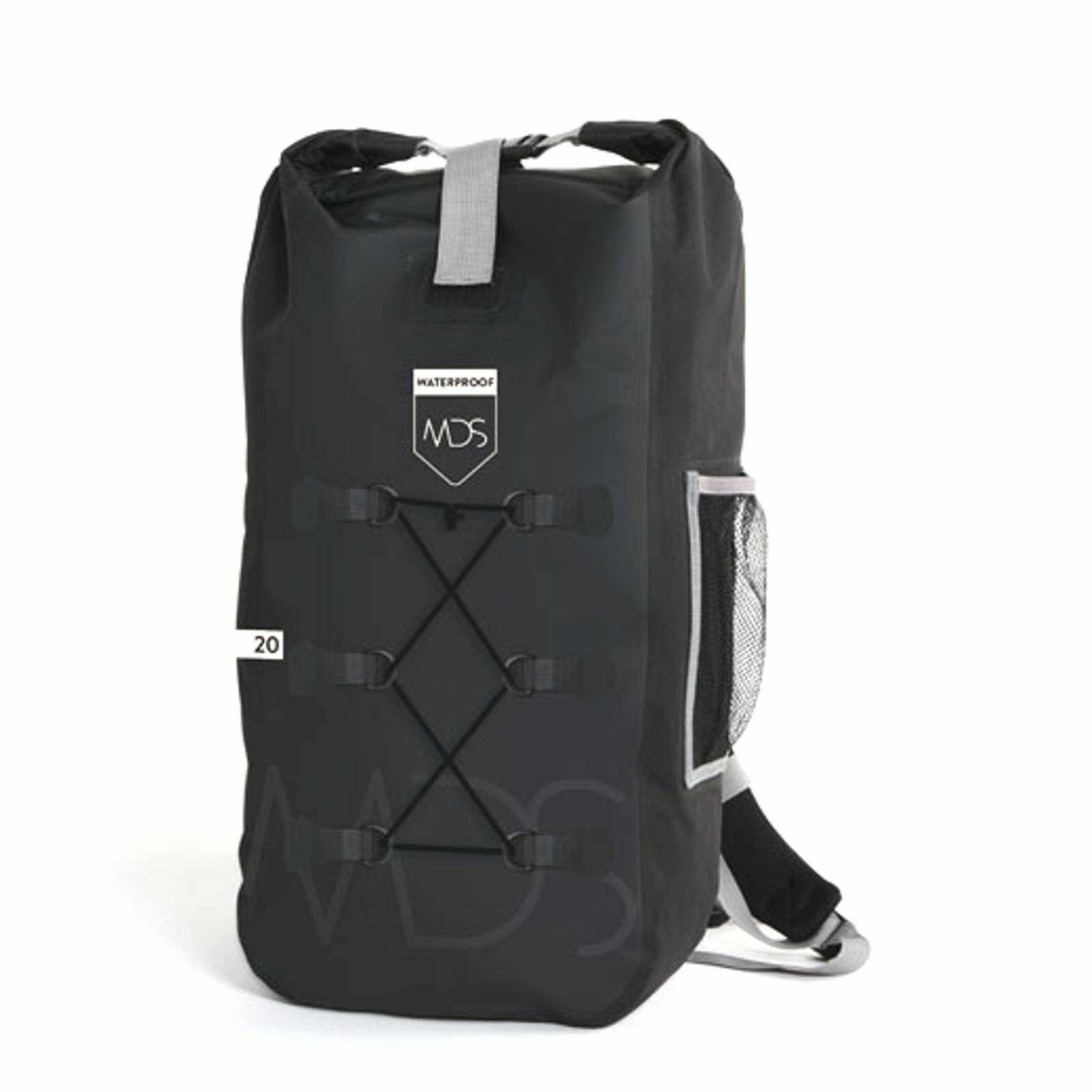 MDS Impermeabile Zaino 20 Litri Nero Borsa bag Impermeabile case Sacco da Mare