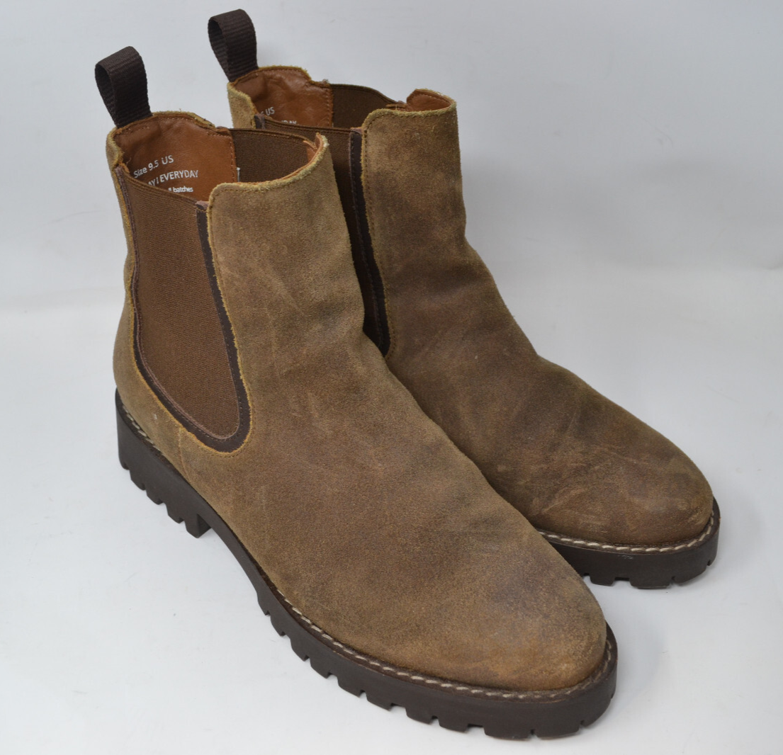 Thursday Boots Legend Safari Men's Suede Chelsea Boots Brown Size 9.5-image
