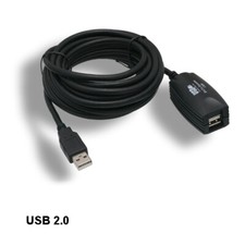 KNTK 16ft USB 2.0 Active Extension Repeater C...