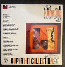 NLD SERIES ENGLISH SONGS KARAOKE Laserdisc Volume 10 Super Hit 28 Songs NLD-10 