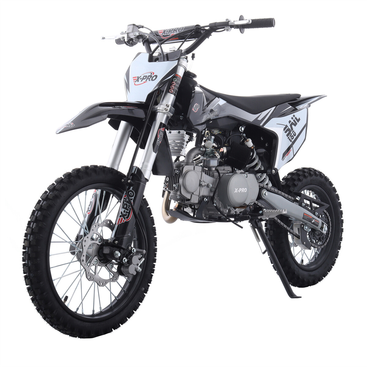 X-PRO Sail 150 Dirt Bike, 4-speed Manual Transmission Kick Start