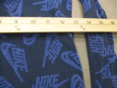 The Nike Tee Size S Boys Blue 100% Cotton Crew Neck Long Sleeve Athletic Top 882 - Picture 3 of 8