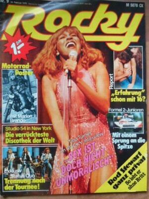 ROCKY 9 - 23.2. 1978 (2) Tina Turner Marlon Brando Status Quo Bowie Don McLean