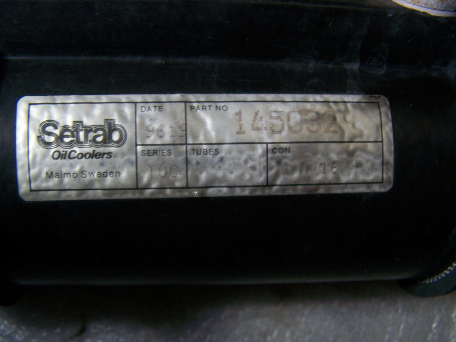 Ferrari 355 6 Speed Manual Transmission Cooler with Lines F355 Setrab 145032
