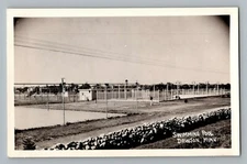 Dawson Minnesota MN Swimming Pool View Real Photo RPPC Postcard 1930-50