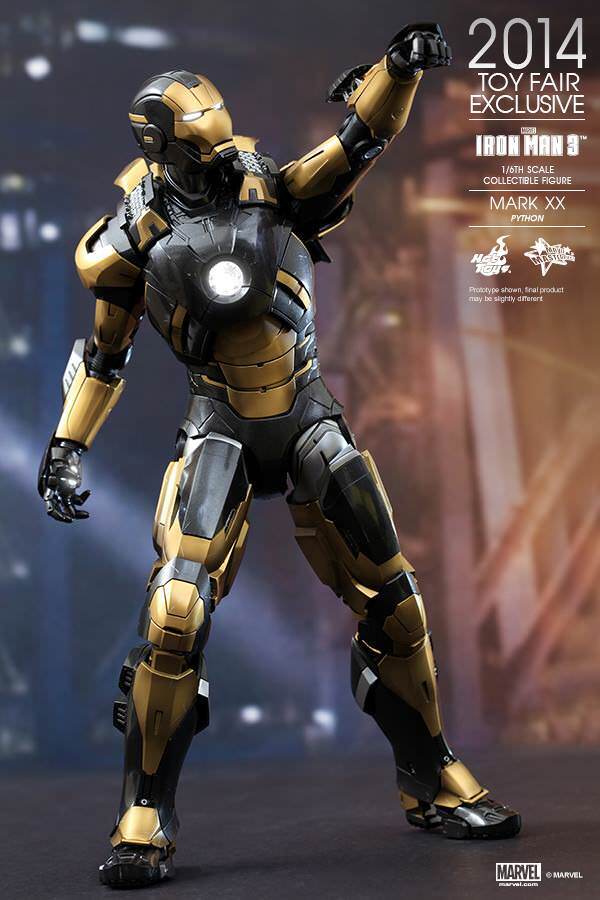 アイアンマン3 MARK XLII バストフィギュア Marvel Iron Man Mark XLII Collectible Bust by Hot Toys