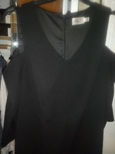 Eliza j 16W Black Cold Shoulder Dress