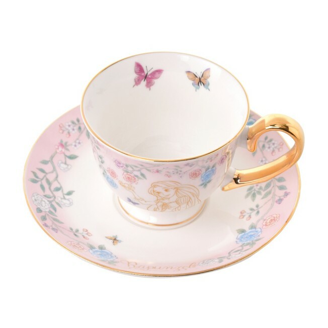 Disney Store Japan Rapunzel & Pascal Teacup & Saucer Set Princess