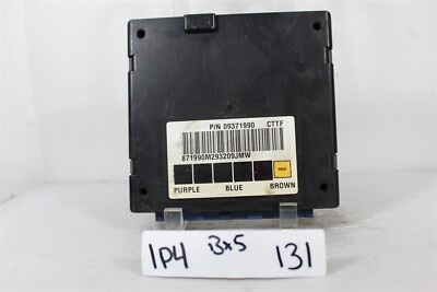 09371990 Chevrolet Astro 2001 Body Control Unit BCM Module OEM  131 1P4 B5