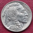 1936 Buffalo Nickel 5c High Grade UNC #55386