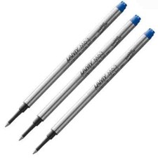 Lamy Rollerball Pen Refills M63 Blue  New 3 Refills