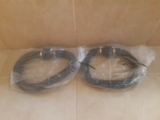 lot 2 NEW ISRAEL GAS MASK Black FLEXIBLE Rubber AIR Hose Tube 40mm Original 