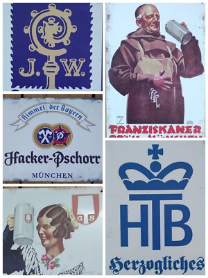 Blech Schild Bier Bayern Schilder 20x30cm Oktoberfest Bar Männer Prost NEU & OVP