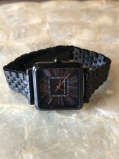 Marc Jacobs Vic Black Steel Bracelet Women's Watch MJ3518 MSRP $250