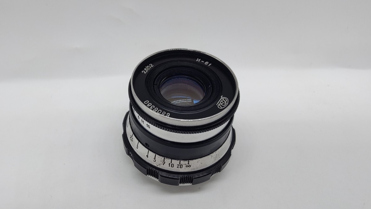 インダスター61ゼブラ Vintage USSR Soviet ZEBRA Fed Industar 61 f2.8/53mm Camera