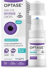Intense Eye Drops - Long Lasting Relief - Artificial Tears/0.33 oz bottle