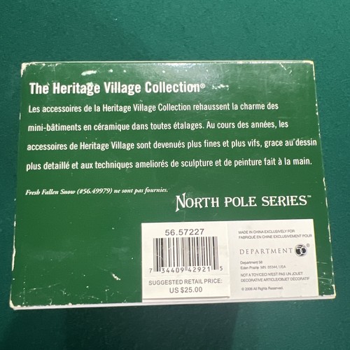 DEPT 56 NORTH POLE Accessory CHRISTMAS AROUND THE WORLD - SCANDINAVIA NIB - Picture 3 of 6
