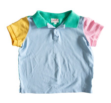 Seed Heritage Kid's 80's Retro Theme Multicoloured Polo Shirt Size 4