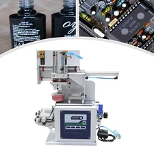 Pneumatic Printer Pad Printing Machine with Sealed Ink Cups For Clothes Plastic