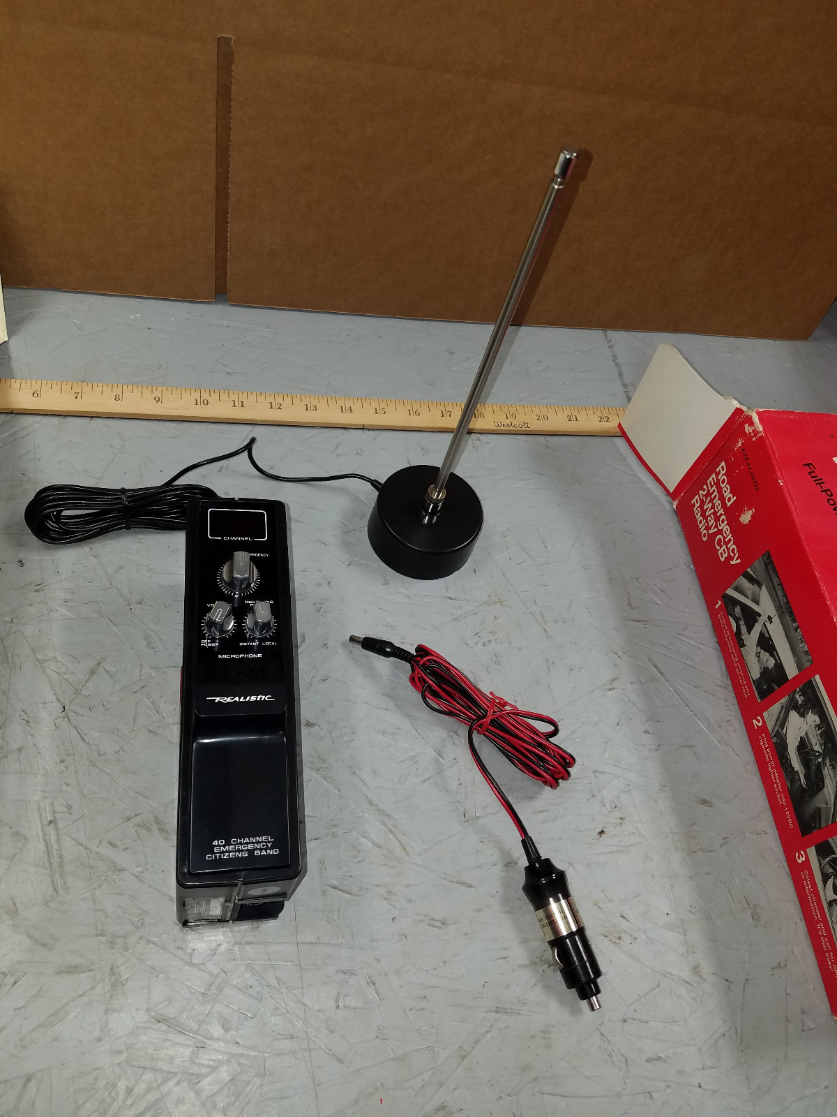 Realistic Road Emergency 2Way CB Radio New in Box ! 211506 eBay
