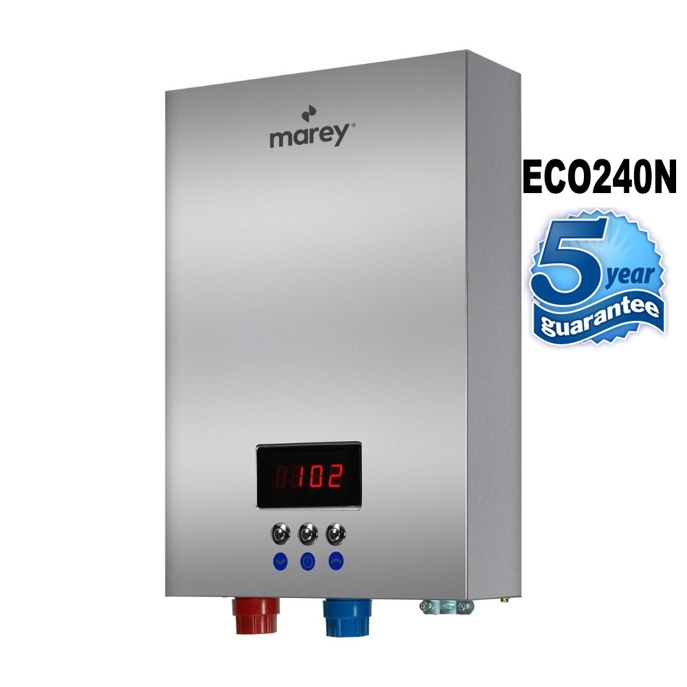 Electric Tankless Water Heater Whole House 24 KW 4.7 GPM ETL 220V ECO240N  Marey – IBBY
