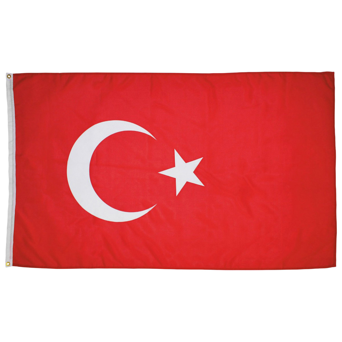 Mil-Tec Bandiera Nazionale Grande 90x150cm Mondo Occhiello Decorazione Turchia