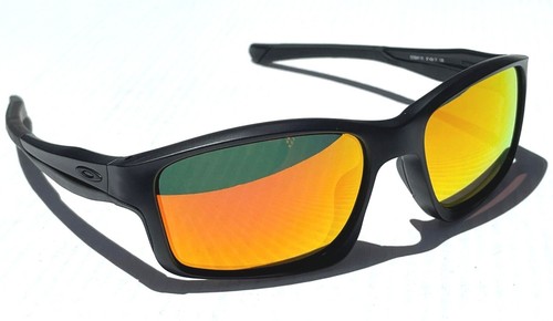 NEW Oakley CHAINLINK Matte Black POLARIZED Galaxy Ruby Lens Sunglass 9247-15 - Picture 9 of 12