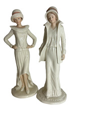 Regal Collection Art Deco Figurines P120 Eve P122 Lucinda Tallest 25.5cm