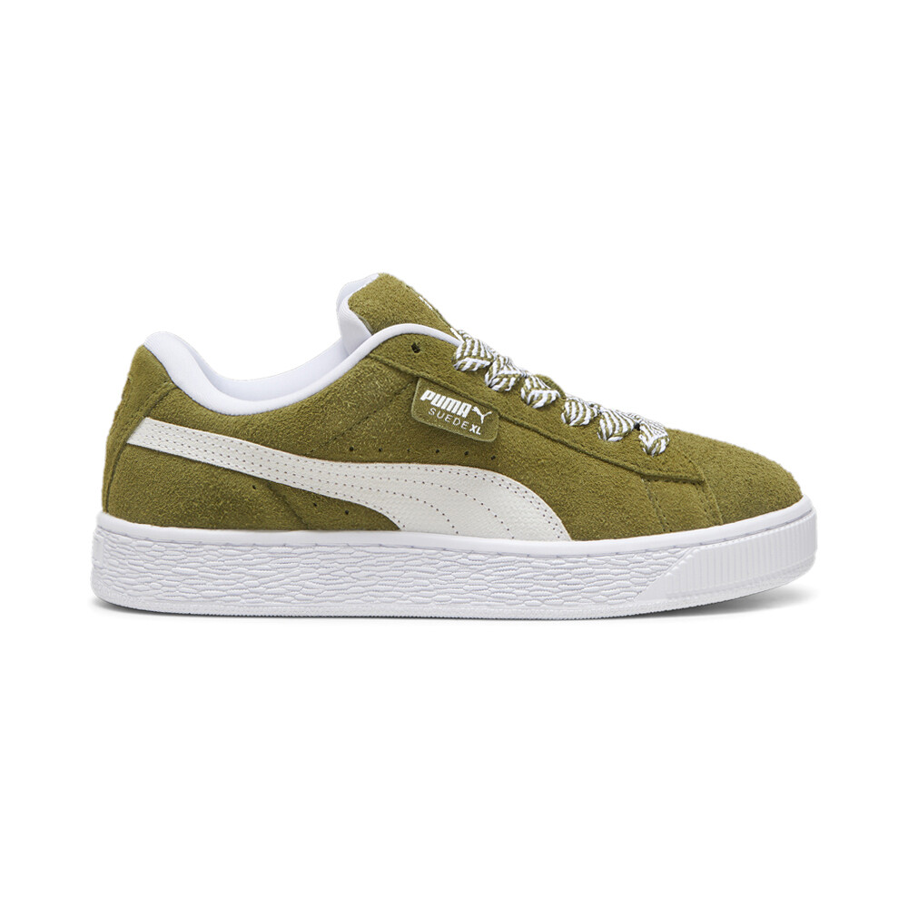 Puma Suede Xl Soft Lace Up Womens Green Sneakers Casual Puma Suede Xl Soft Lace Up Womens Green Sneakers Casual