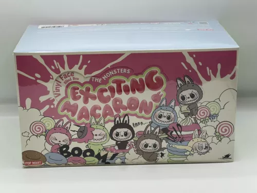 POP MART LABUBU DIE MONSTER AUFREGEND MACARON VINYL PLÜSCH SET versiegelt AUTHENTISCH - Bild 1 von 3