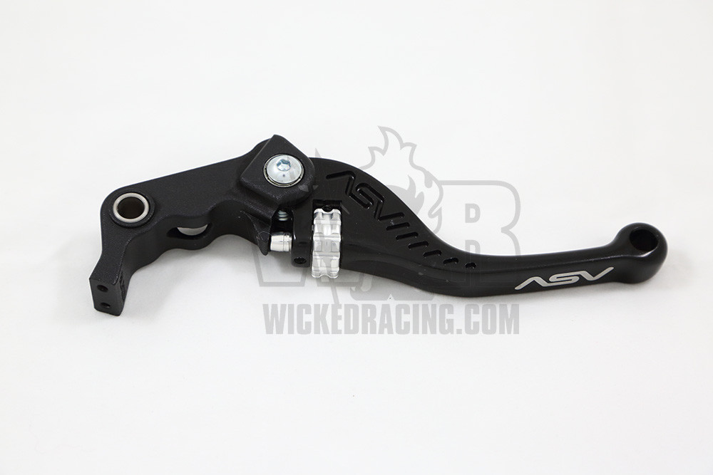 ASV F3 Lever Set Yamaha FZ07 MT-07 2014-26 FZ8 2010-15 Black Short