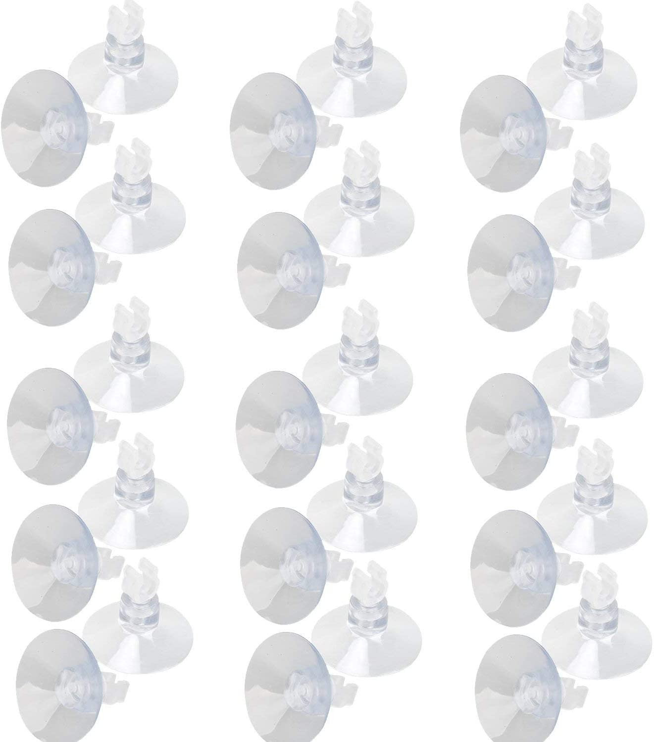 30 Pack Aquarium Suction Cup Clips Airline Tube Holders Clamps Fish Tank Hose Ho
