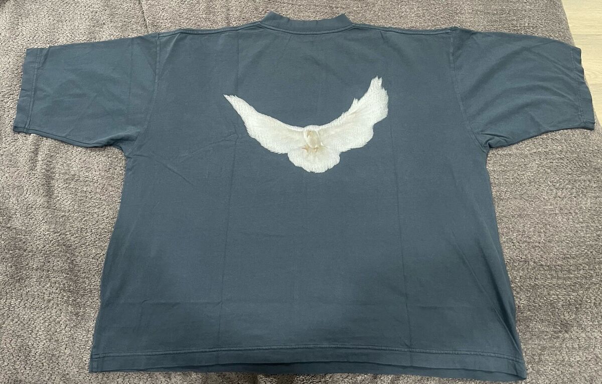 Yeezy Gap Engineered By Balenciaga Dove 3/4 Sleeve T-Shirt Yeezy Gap Engineered By Balenciaga Dove 3/4 Sleeve T-Shirt