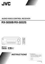 JVC RX-5050B RX-5052S Receiver Owners Instruction Manual Reprint