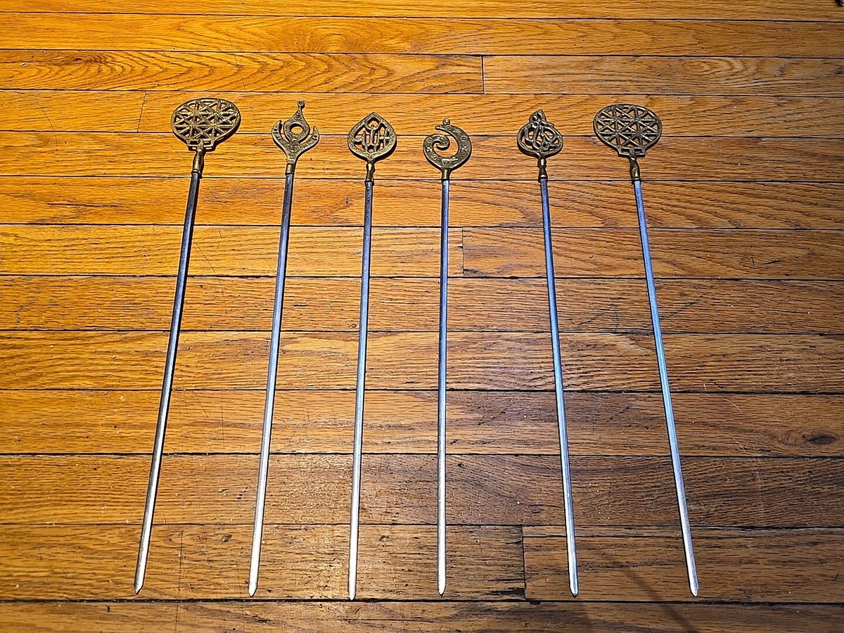 6 Turkish Shish Kabob Skewers 16