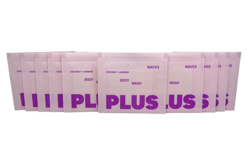 Plus No Waste Body Wash Dissolving Soap Sheets - Hike Camp Travel - 10 Packets - Picture 2 of 3