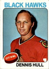 1975-76 Topps #254 Dennis Hull Chicago Blackhawks