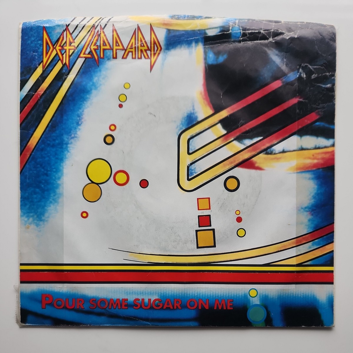 Def leppard レコード　pour some レア Def Leppard 